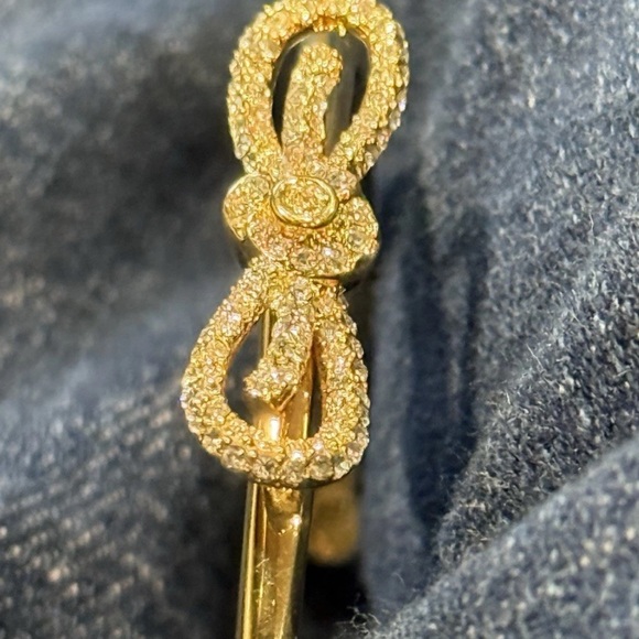 Gold Kate Spade Cuff Bow Bracelet - Picture 5 of 5